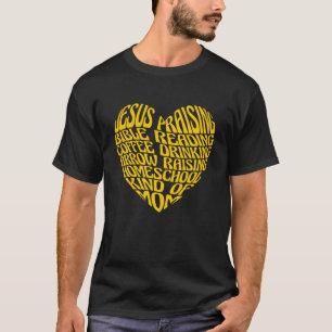 T-shirt Christian Homeschool Maman
