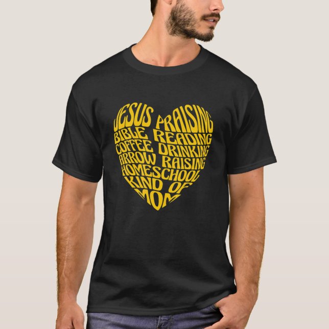 T-shirt Christian Homeschool Maman (Devant)