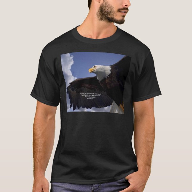 T-shirt Christian Isaïe 4031 Monter Avec Des Ailes Comme A (Devant)