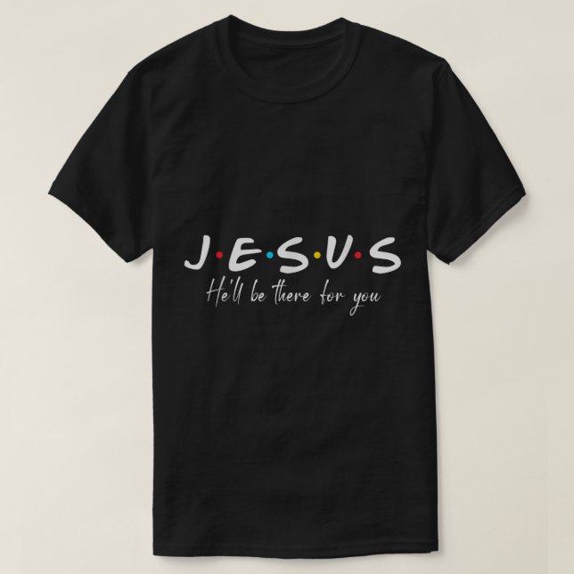 T-shirt Christian Jesus Enfer soyez là pour vous Aimez com (Design devant)