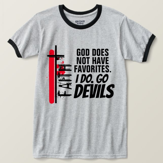 T-shirt Christian Jésus Foi Croix Abstraite Design sportif (Design devant)