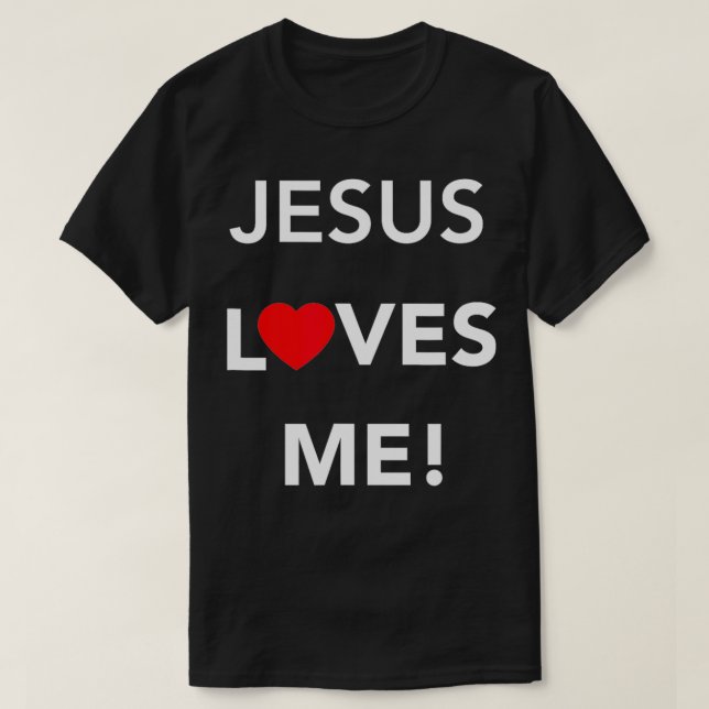 T-shirt Christian Jésus m'aime (Design devant)