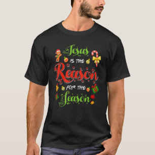T-shirt Christian Jésus Raison Saison Noël Stocking S
