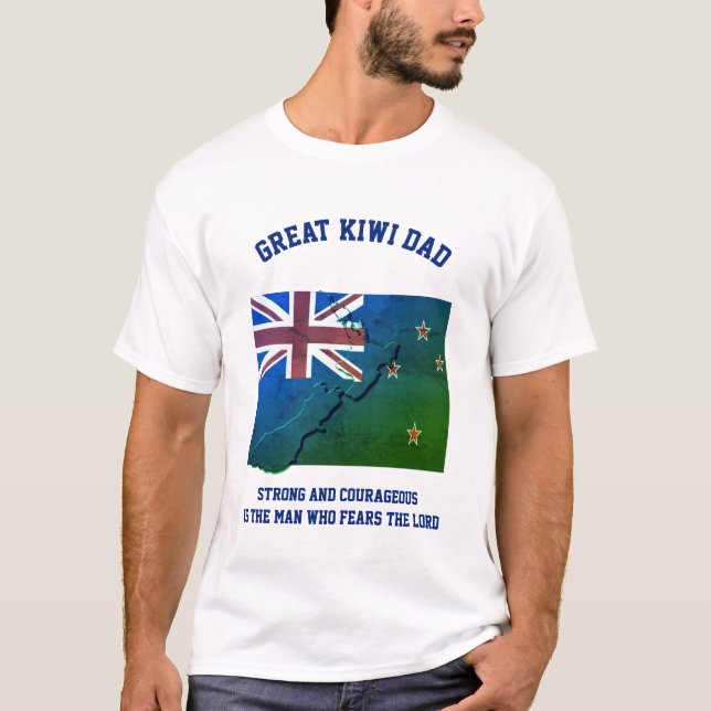 T-shirt Christian KIWI NEW ZEALAND PAD (Devant)