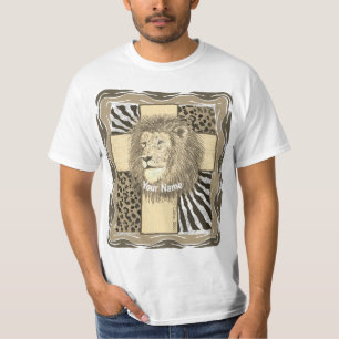 T-shirt Christian Lion Cross