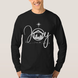 T-shirt Christian Noël Joie Jésus Nativité Scène Foi