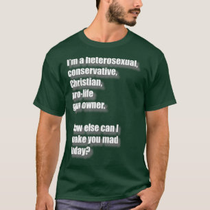 T-shirt Christian ProLife Gun