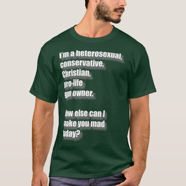 T-shirt Christian ProLife Gun (Devant)