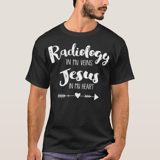 T-shirt Christian Radiology Tech T XRay Tech Cadeaux  (Devant)