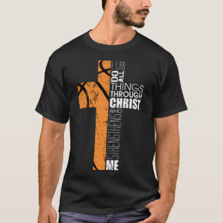 T-shirt Christian Religious Basketball Philippians 413 Ver