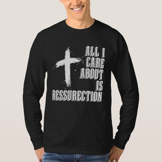 T-shirt Christian Ressurection Catholic Religion Jesus Chr (Devant)