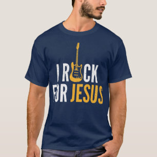 T-shirt Christian Rock Guitariste Vintage Jesus Electric