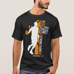 T-shirt Christian Sketll Cross Je Peux Faire Toutes Les Ch