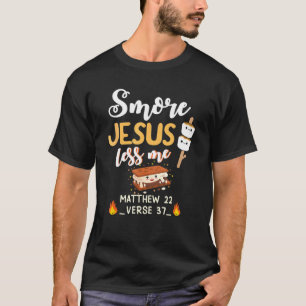T-shirt Christian Smore Jesus Moins de moi Chocolat Camper