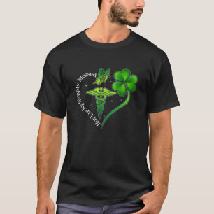 T-shirt Christian St Patrick's Day Simplement béni pas la 