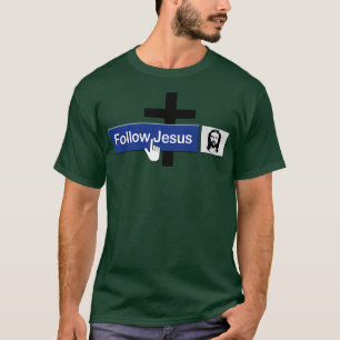 T-shirt Christian Suivez Jésus Ami Foi Drôle en Jésus