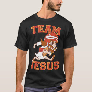 T-shirt Christian Team Jesus Football Lover Faith Hope Chr
