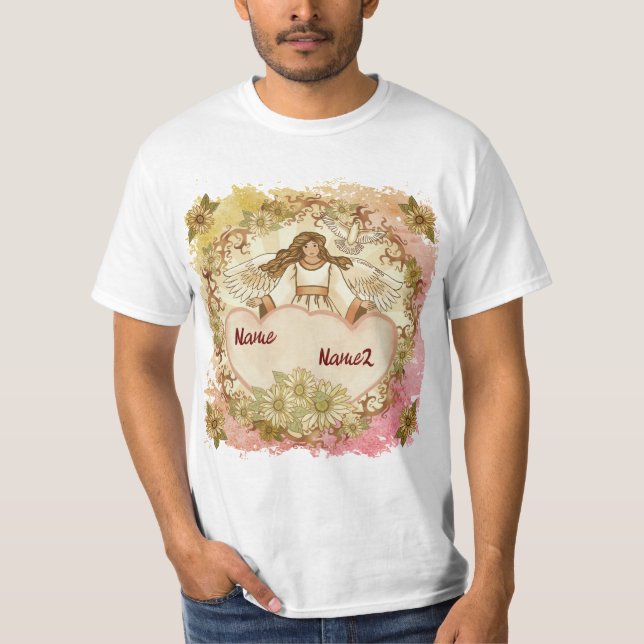 T-shirt Christian True Love Angel (Devant)