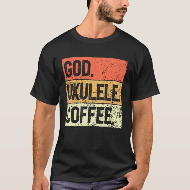 T-shirt Christian Ukulele Player Worship Ukulele Church Uk (Devant)
