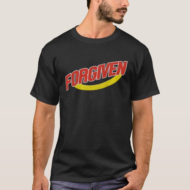 T-shirt Christian   Vintage Forgiven Christian Graphic (Devant)