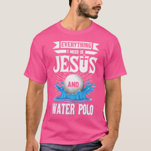 T-shirt Christian Water Polo Chemise Jesus Sport Water Pol