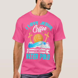 T-shirt Christian Water Polo I Love Jesus Water Polo Playe