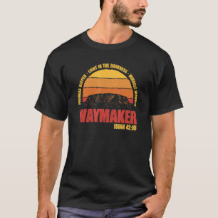 T-shirt Christian Waymaker Isaiah 4216 Inspirational Bible