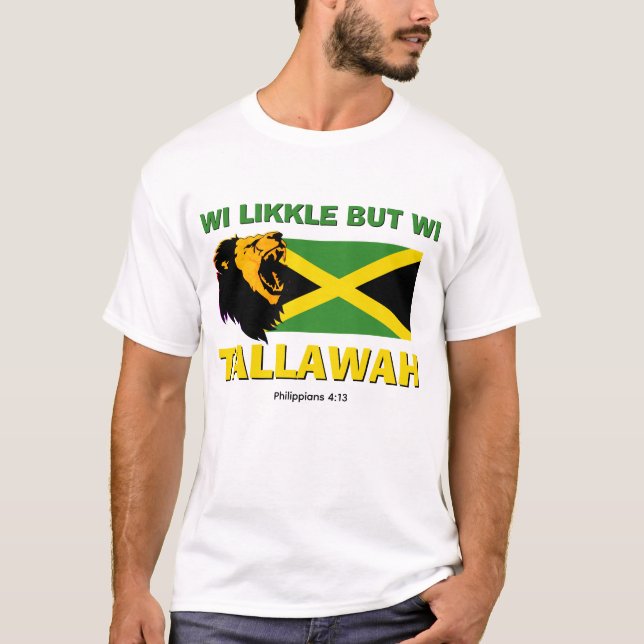 T-shirt Christian WI AIME MAIS WI TALLAWAH (Devant)