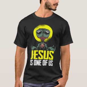 T-shirt Christianisme Religion chrétienne Alien catholique