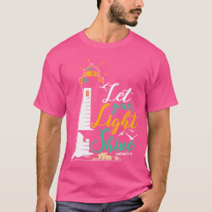 T-shirt Christianity Jesus God Lighthouse - Laissez votre