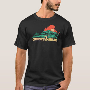 T-shirt Christiansburg Virginia Mountains Blue Ridge Outdo