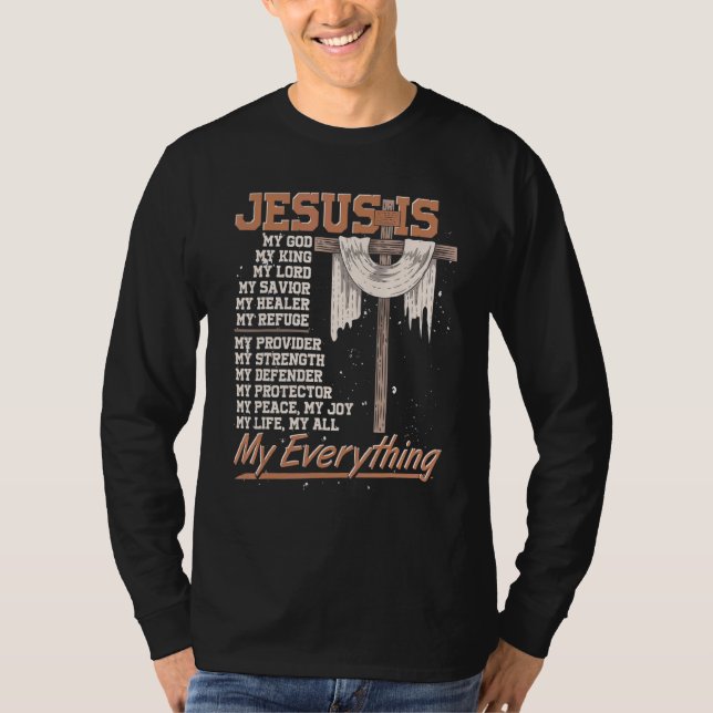 T-shirt Christiany Faith Jesus Christ Savior Jesus Devotee (Devant)
