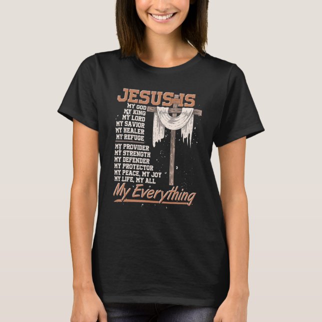 T-shirt Christiany Faith Jesus Christ Savior Jesus Devotee (Devant)