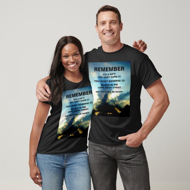 T-shirt CHRISTIEN TU SERAS SAUVÉ tee (Unisexe)