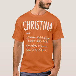 T-shirt Christina Nom Cadeau 67