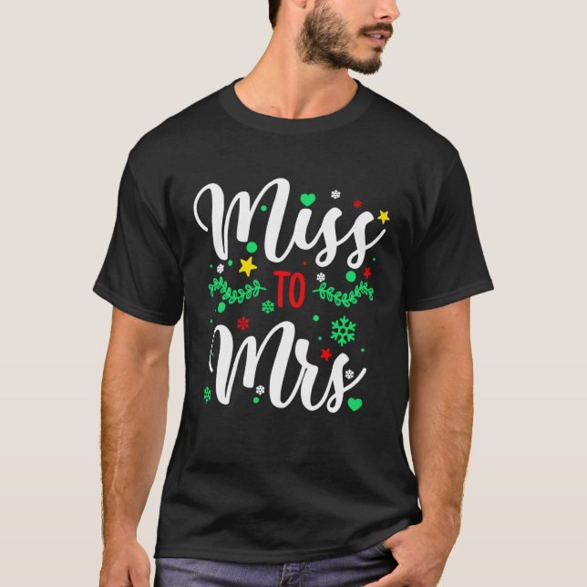 T-shirt Christmas 2022 Miss To Mrs (Devant)