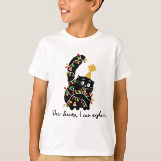 T-shirt Christmas Aesthetic Santa Cat Cute Funny