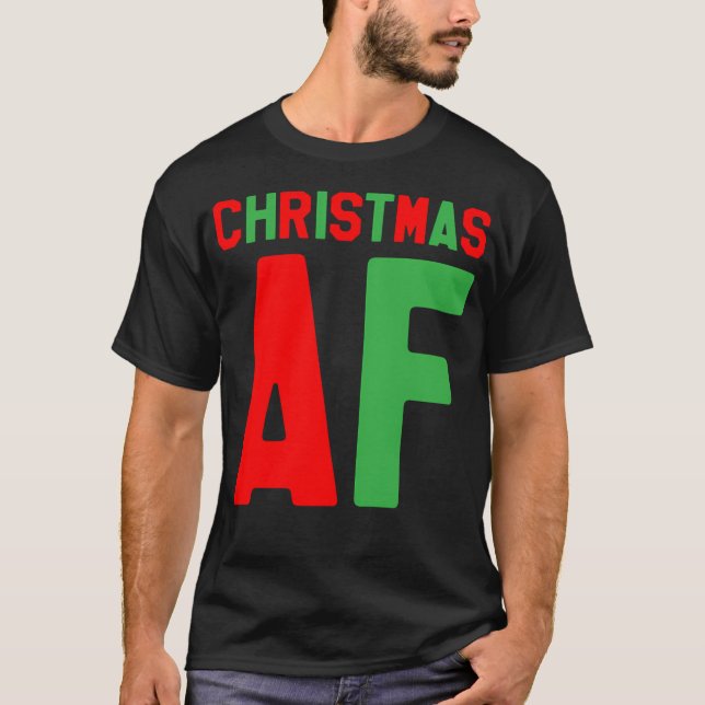 T-shirt Christmas Af - Cadeau de Noël (Devant)