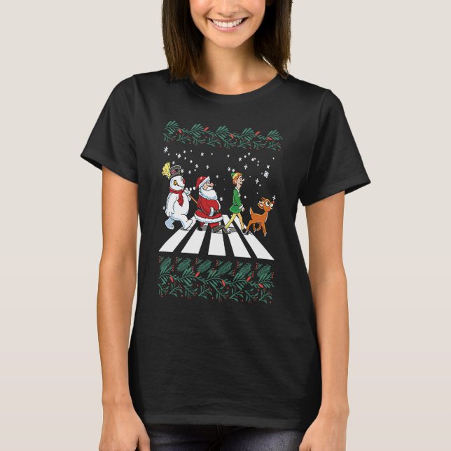 T-shirt Christmas Arbey Road  Christmas (Devant)