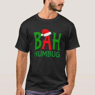 T-shirt Christmas Bah Humbug Ebenezer Scrooge Design