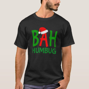T-shirt Christmas Bah Humbug Ebenezer Scrooge Design