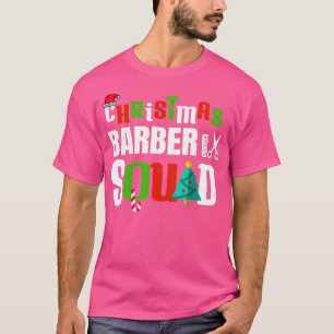 T-shirt Christmas Barber Squad Xmas Funny Hairdresser
