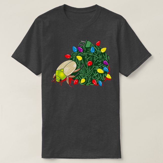 T-shirt Christmas Beetle  (Design devant)