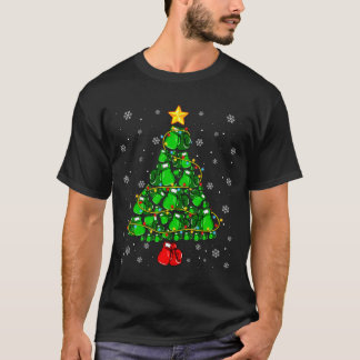 T-shirt Christmas Boxing Srts Lover Xmas Tree Lights Paj