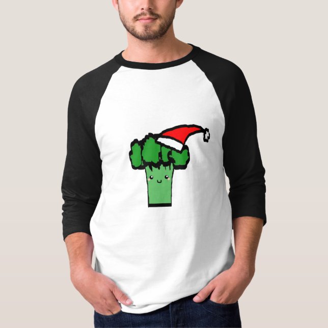 T-shirt Christmas broccoli (Devant)