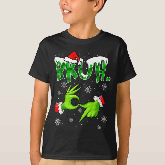 T-shirt Christmas Bruh 67 Six Seven 6 7 Meme  (Devant)