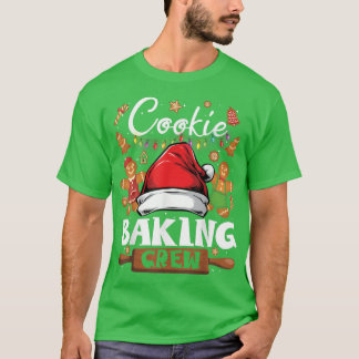 T-shirt Christmas Cookie Baking Crew Funny Pajamas Famille