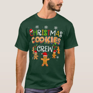 T-shirt Christmas Cookie Baking Crew Funny Pajamas Famille