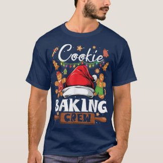 T-shirt Christmas Cookie Baking Crew Funny Pajamas Famille