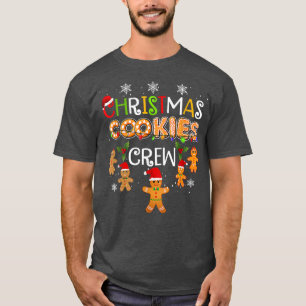 T-shirt Christmas Cookie Baking Crew Funny Pajamas Famille